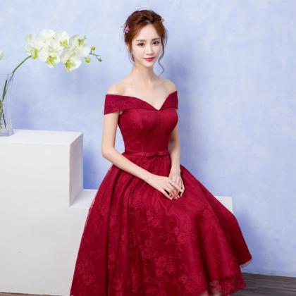 Red Charming Formal Dress.homecoming Dresses.party..
