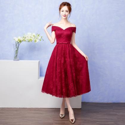 Red Charming Formal Dress.homecoming Dresses.party..